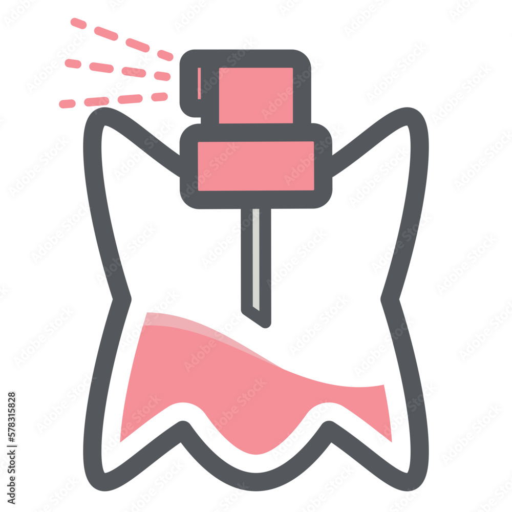 Perfume Spray Bottle Aesthetic Drawing Logo Symbol