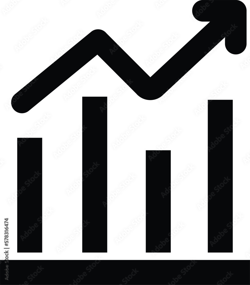 Bar graph Vector Icon Design Illustration Bar graph Vector Icon Design Illustration