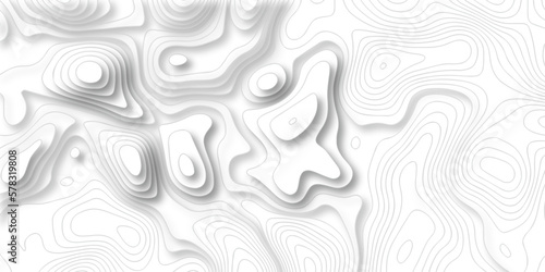  Abstract pattern with lines . Abstract Vector geographic contour map and topographic contours map background. Abstract white pattern topography vector background. Topographic line 