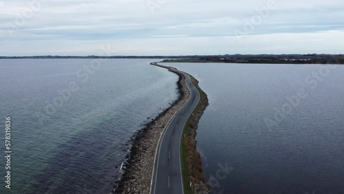 Wallpaper Mural country road by the water in Denmark Torontodigital.ca