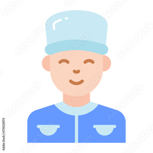 Creative and unique vector of bellboy, professional worker avatar