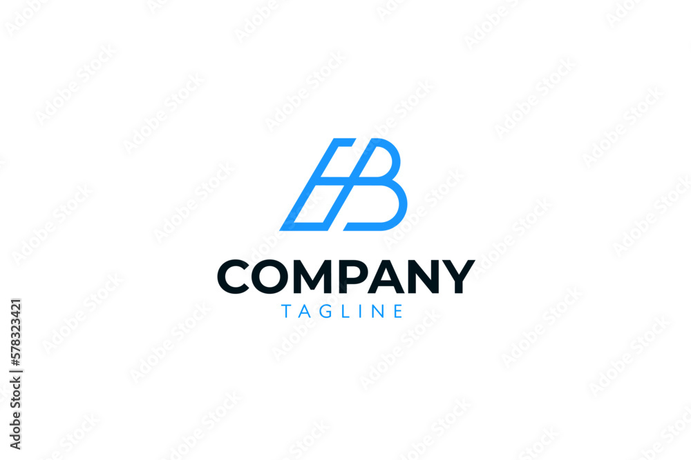 Modern letter e and b logo design. modern, minimalist, icon, Vector Modern letter e and b logo design. modern, minimalist, icon, Vector