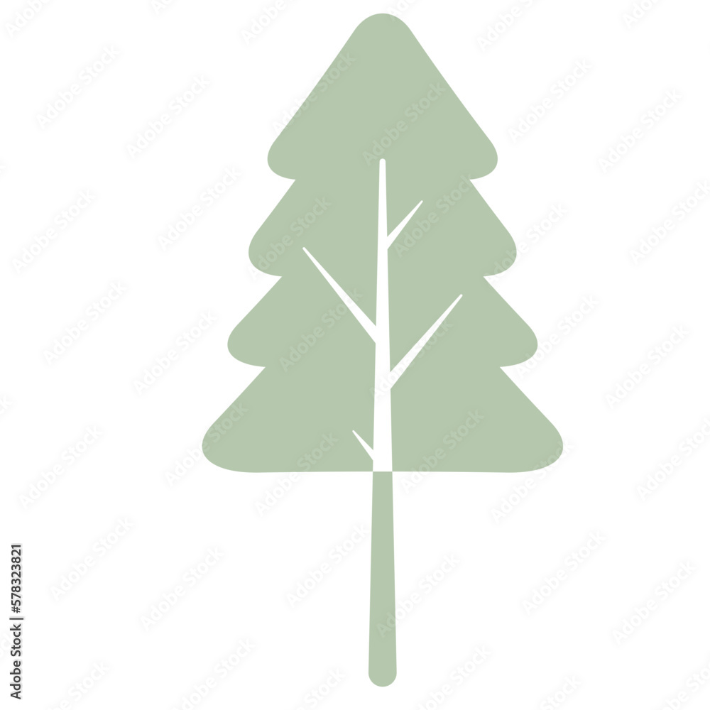 Flat Tree Green Environment Nature Monotone Collection Set Flat Tree Green Environment Nature Monotone Collection Set