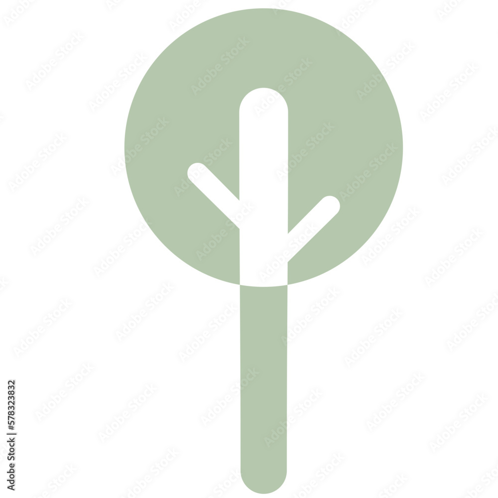 Flat Tree Green Environment Nature Monotone Collection Set Flat Tree Green Environment Nature Monotone Collection Set