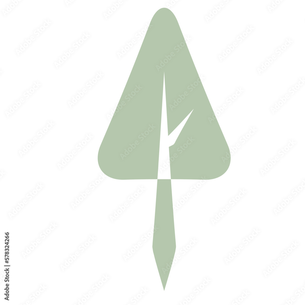 Flat Tree Green Environment Nature Monotone Collection Set Flat Tree Green Environment Nature Monotone Collection Set
