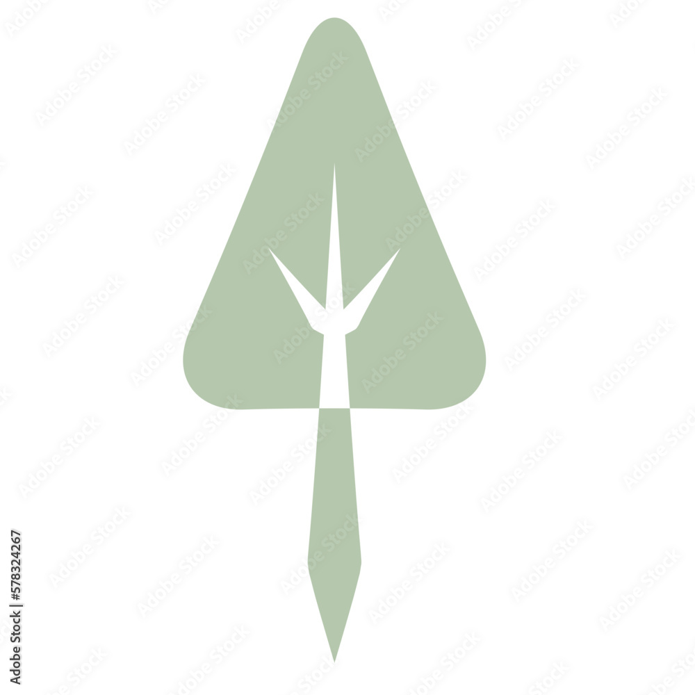 Flat Tree Green Environment Nature Monotone Collection Set Flat Tree Green Environment Nature Monotone Collection Set