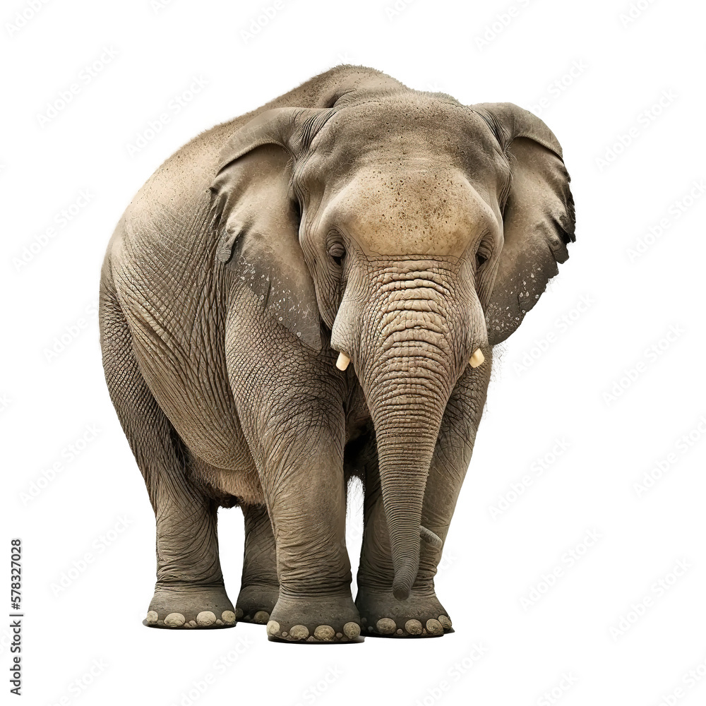 elephant isolated on background