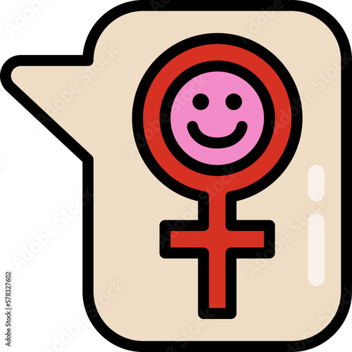 speech bubble filled outline icon