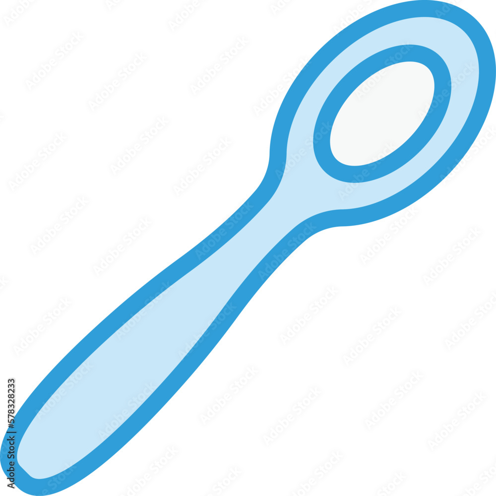 Spoon Vector Icon Design Illustration Spoon Vector Icon Design Illustration