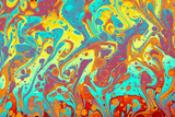 Abstract ebru marbling texture background design.