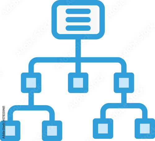 Sitemap Vector Icon Design Illustration
