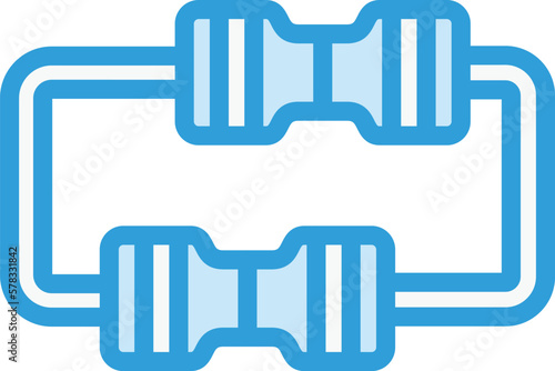 Resistance Vector Icon Design Illustration