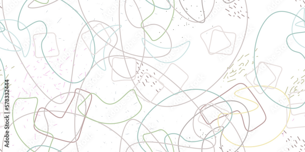 Chaotic Simple Seamless Pattern Textile One Line Chaotic Simple Seamless Pattern Textile One Line