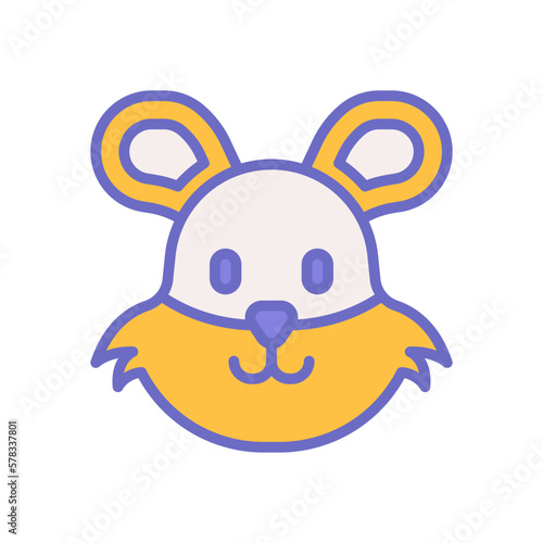 hamster icon for your website design, logo, app, UI. 