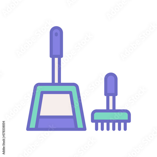 dustpan icon for your website design, logo, app, UI. 