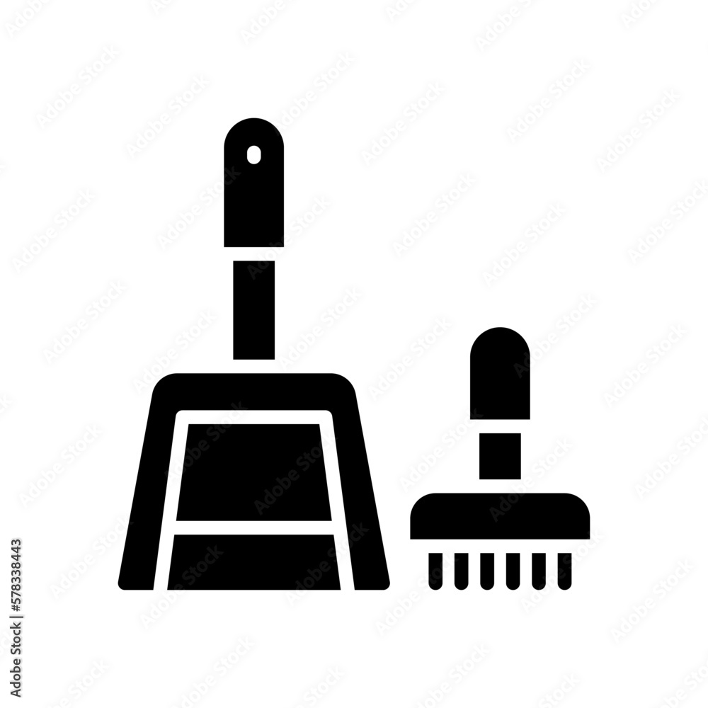 dustpan icon for your website design, logo, app, UI. dustpan icon for your website design, logo, app, UI.