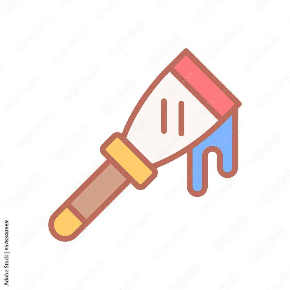 putty knife icon for your website design, logo, app, UI. putty knife icon for your website design, logo, app, UI.