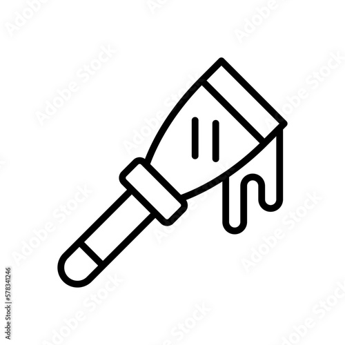 putty knife icon for your website design, logo, app, UI. 