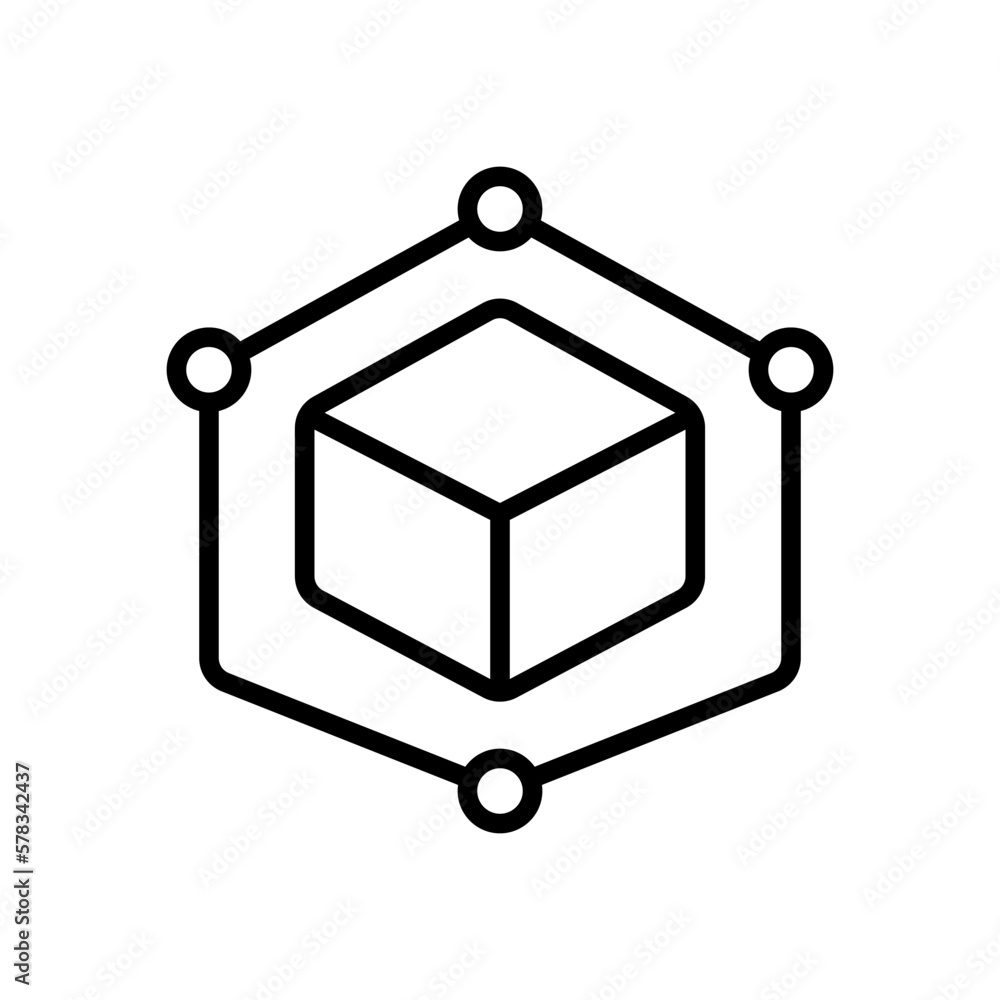 blockchain icon for your website design, logo, app, UI. blockchain icon for your website design, logo, app, UI.