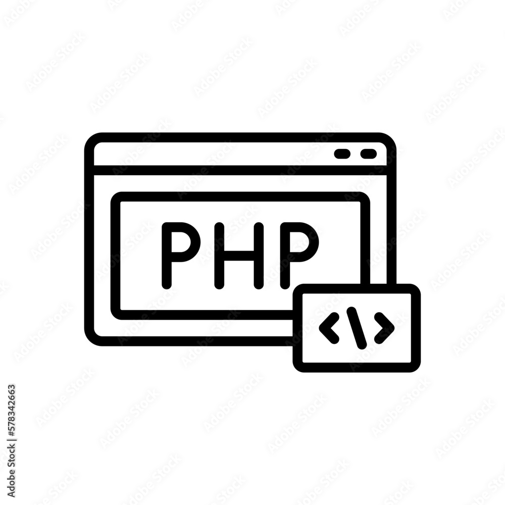 php icon for your website design, logo, app, UI. php icon for your website design, logo, app, UI.