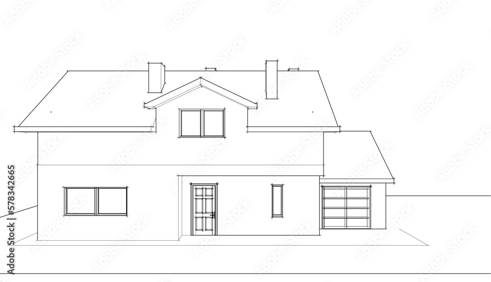 house sketch drawing house sketch drawing