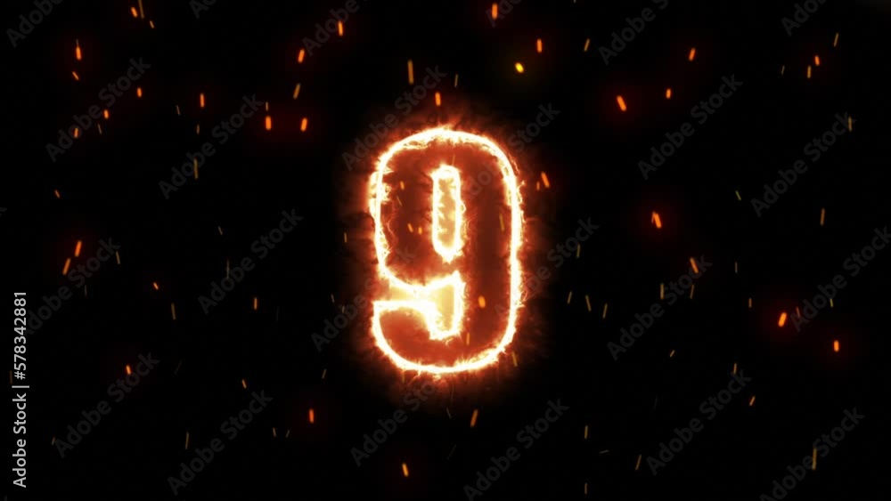 fire timer with countdown