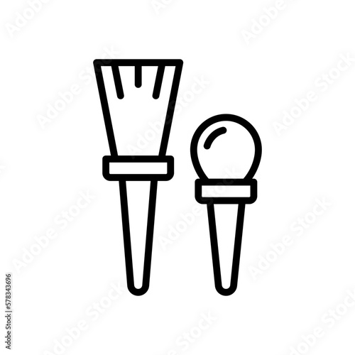 brush icon for your website design, logo, app, UI. 