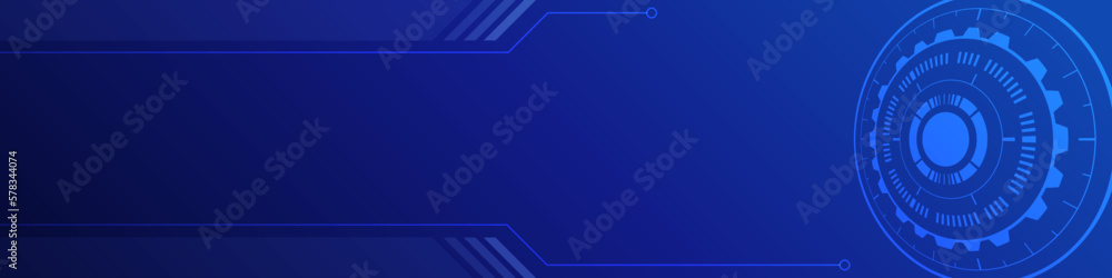 Obraz premium Technology Background, Interface Technology Vector