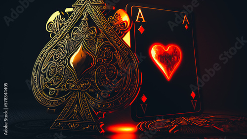 Casino cards poker blackjack baccarat