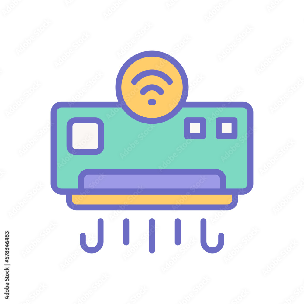 air conditioner icon for your website design, logo, app, UI. 