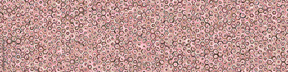 Hexagonal Maze pattern abstract illustration Hexagonal Maze pattern abstract illustration