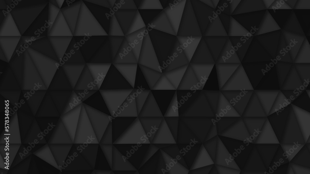 Obraz premium Dark Silver, Gray vector abstract polygonal pattern. A vague abstract illustration with gradient. The elegant pattern can be used as part of a brand book. Vector illustrator