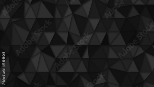 Dark Silver, Gray vector abstract polygonal pattern. A vague abstract illustration with gradient. The elegant pattern can be used as part of a brand book. Vector illustrator