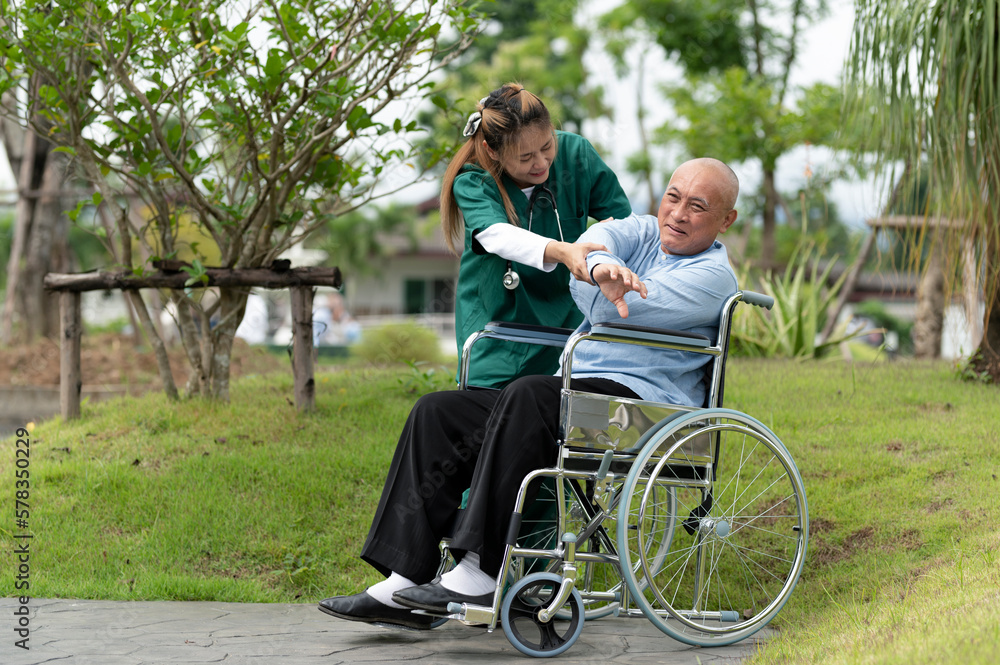 Caring for the elderly in nursing homes. Caring for the elderly in nursing homes.