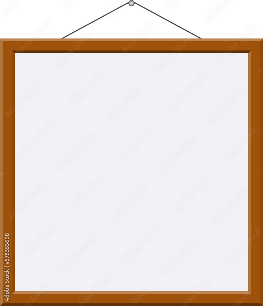 Wooden picture frame 