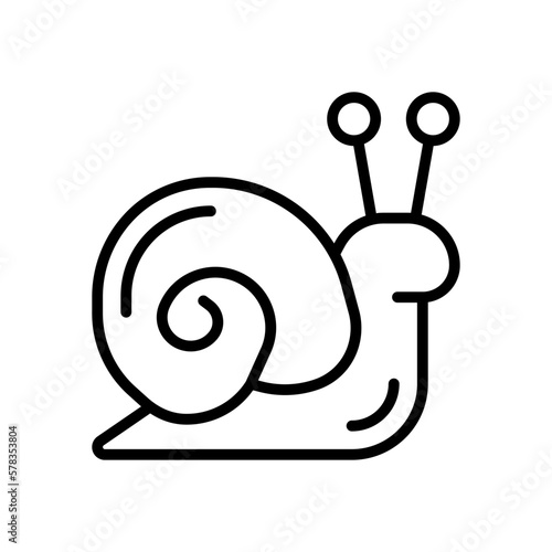 snail icon for your website design, logo, app, UI. 