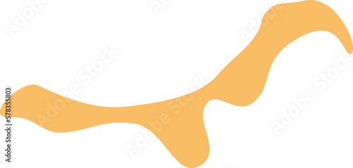 Orange blot for background