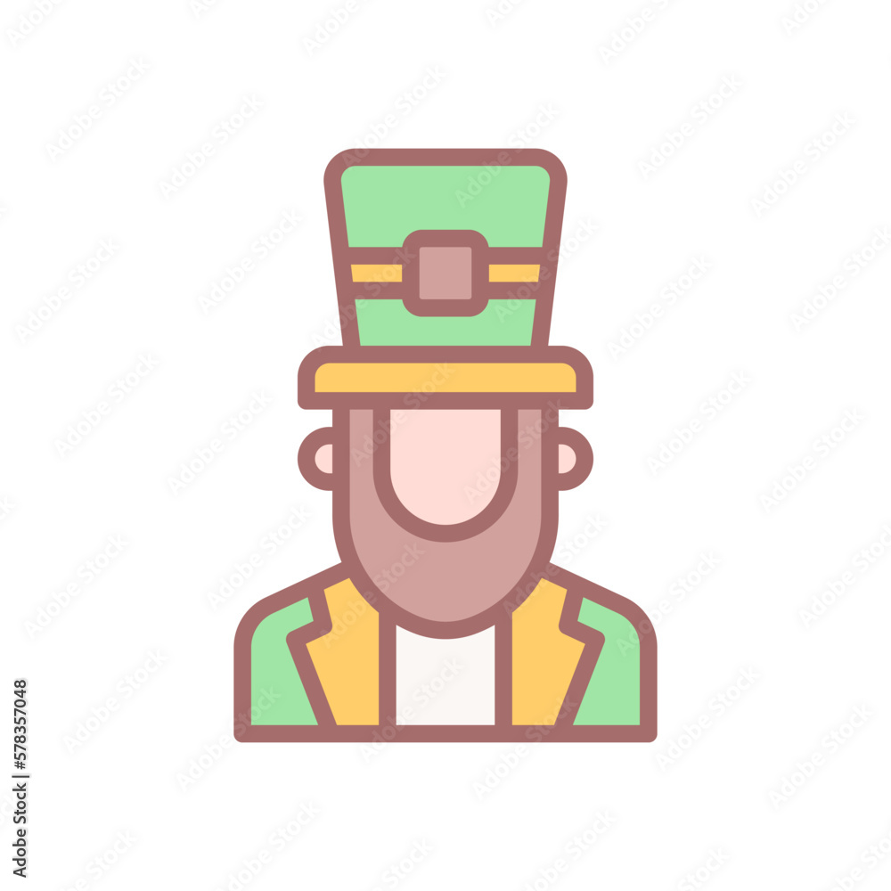 leprechaun icon for your website design, logo, app, UI. 