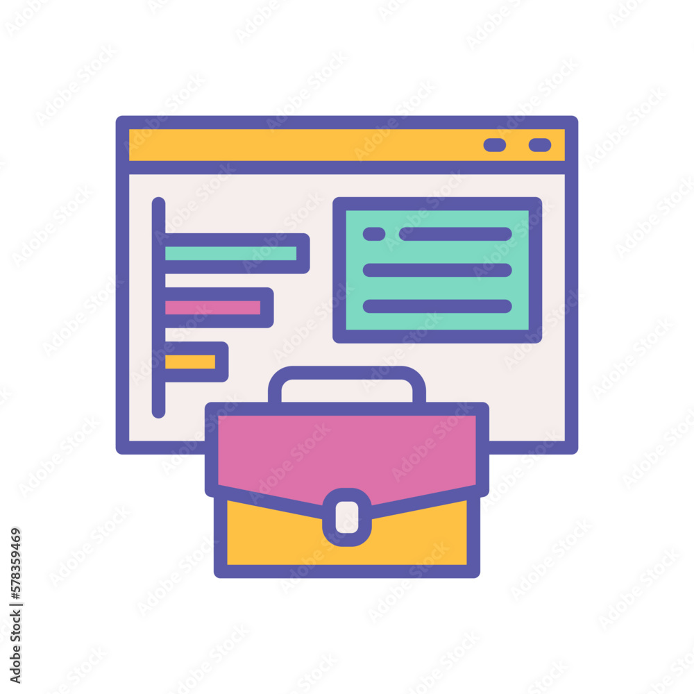 online work icon for your website design, logo, app, UI. online work icon for your website design, logo, app, UI.