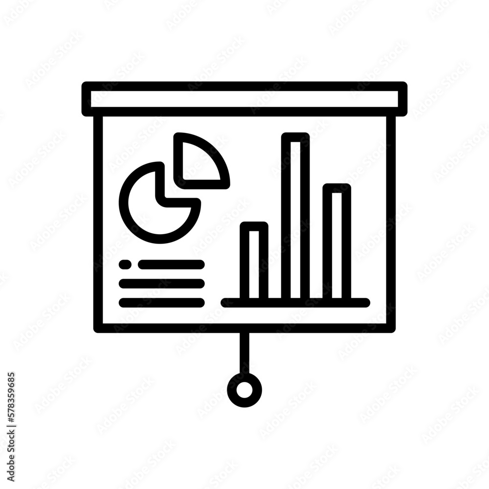 presentation icon for your website design, logo, app, UI. presentation icon for your website design, logo, app, UI.