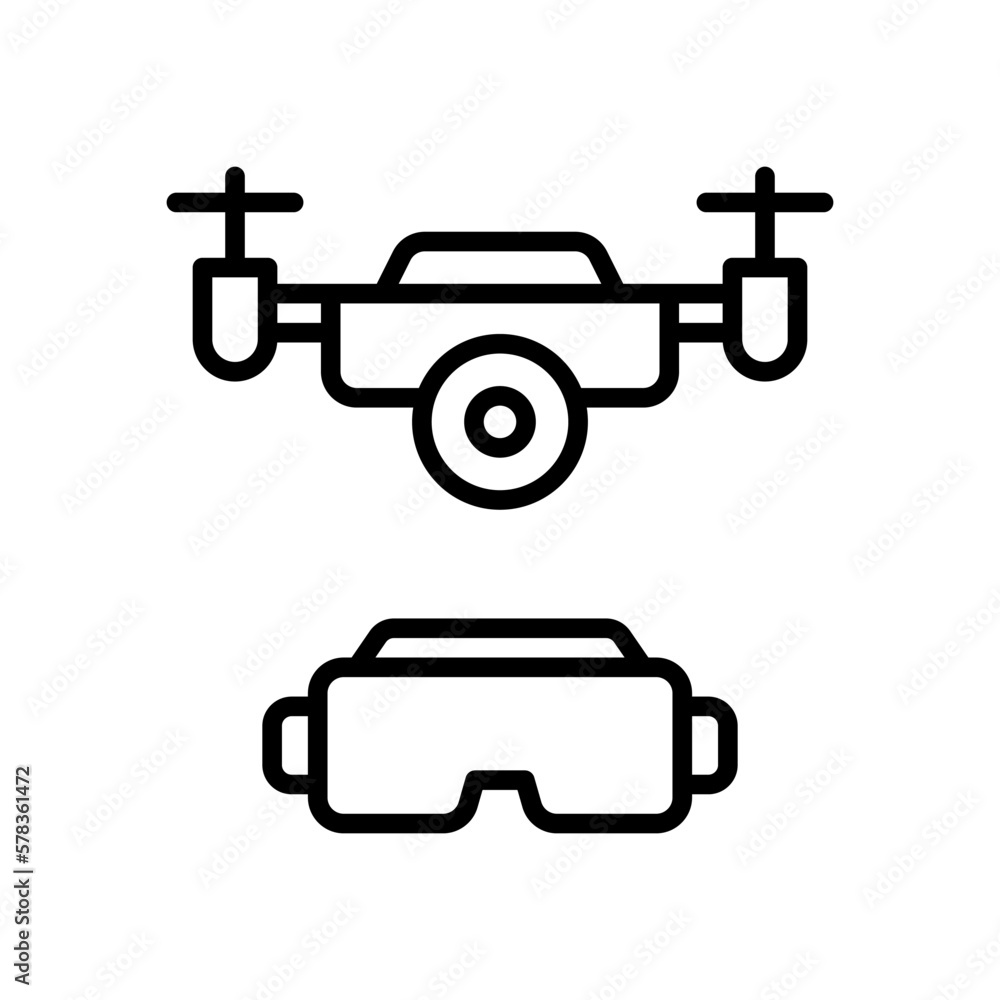 drone icon for your website design, logo, app, UI. 