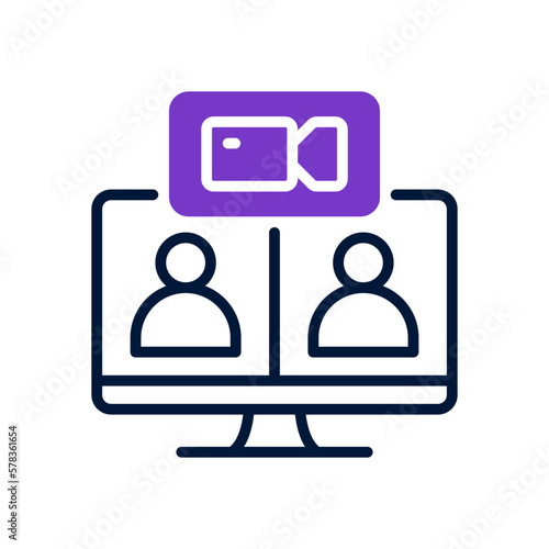 video call icon for your website design, logo, app, UI. 