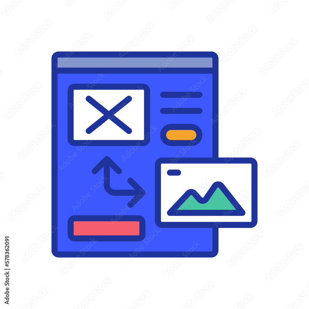 mockup icon for your website design, logo, app, UI. 