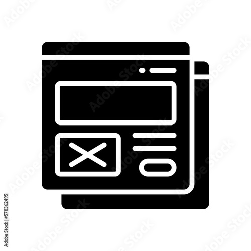 front end icon for your website design, logo, app, UI. 