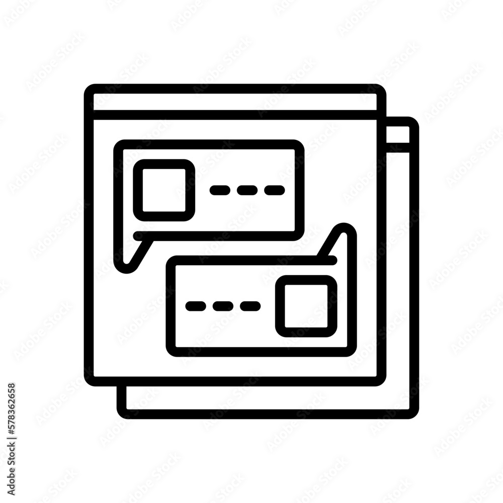 conversation icon for your website design, logo, app, UI. conversation icon for your website design, logo, app, UI.