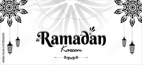 Ramadan Kareem, ashra e rehmat, ashra e maghfirat, ashra e jahannam se azadi and jumma tul wida English Typography with lantern and with doodles