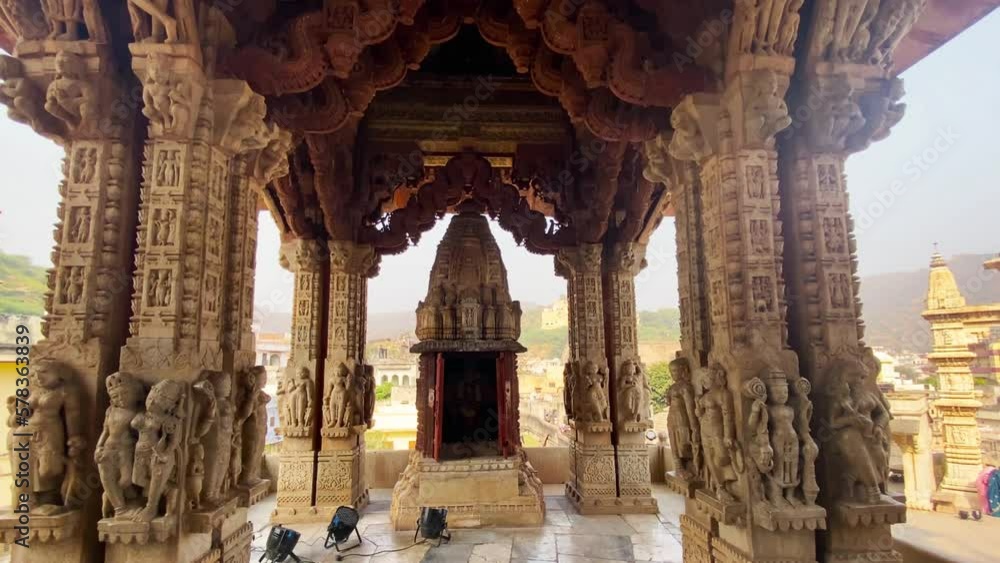 Small Hindu temple in Joipur, Jagat Shiromani Temple, home of Lord Krishna. Jaipur India Small Hindu temple in Joipur, Jagat Shiromani Temple, home of Lord Krishna. Jaipur India