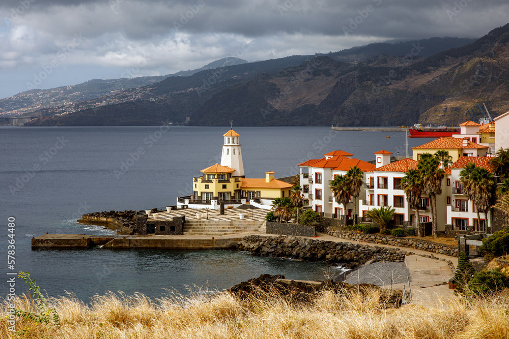 Quinta Grande village marina on the island of Madeira.