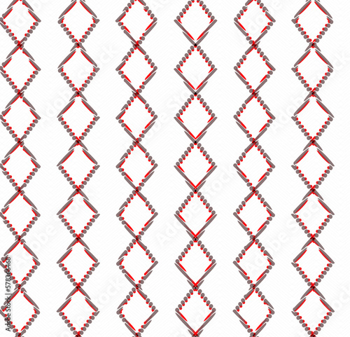Seamless red amd white pattern with lines.
Seamless chain pattern with lines
