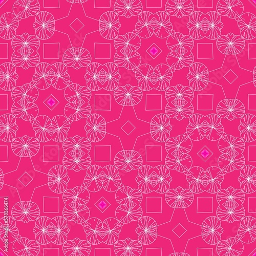 Loto's flowers mosaic tantrum pattern